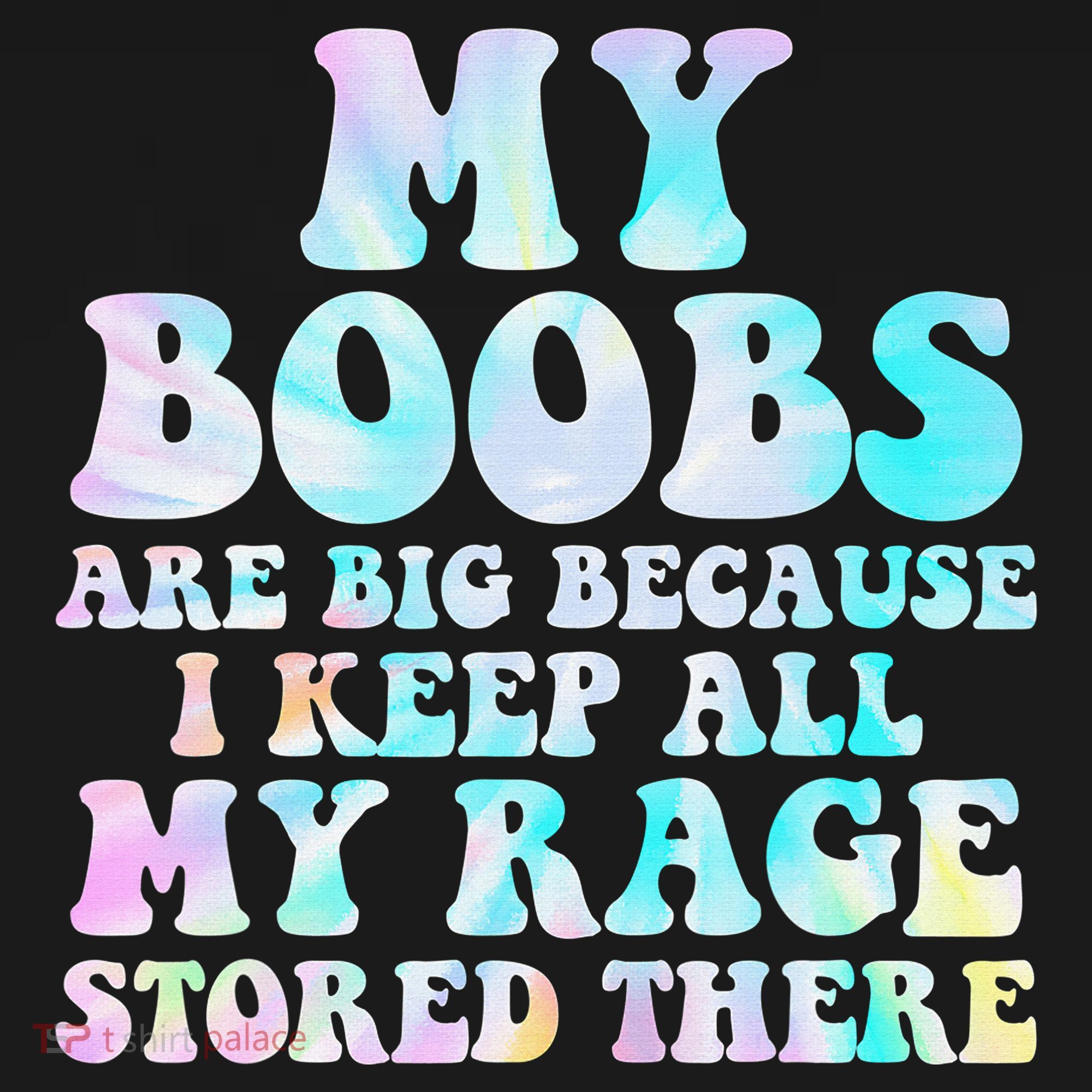 My Boobs Are Big Because I Keep All My Rage Stored There Hoodie
