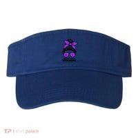 Messy Bun Alzheimer’s Warrior Unbreakable Awareness Month Gift Visor thumb 0