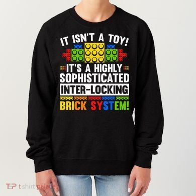 Master Builder Bricks Blocks Play Toy Women's Sweatshirt