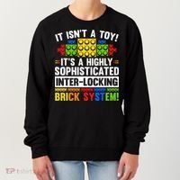 Master Builder Bricks Blocks Play Toy Women's Sweatshirt thumb 0