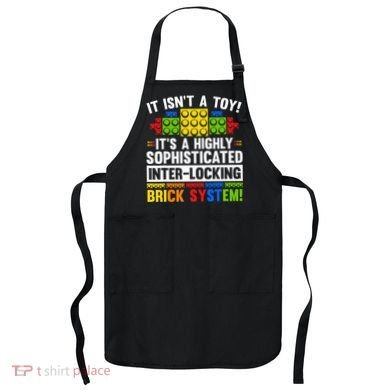Master Builder Bricks Blocks Play Toy Apron