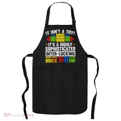 Master Builder Bricks Blocks Play Toy Apron