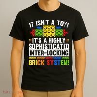 Master Builder Bricks Blocks Play Toy T-Shirt thumb 3