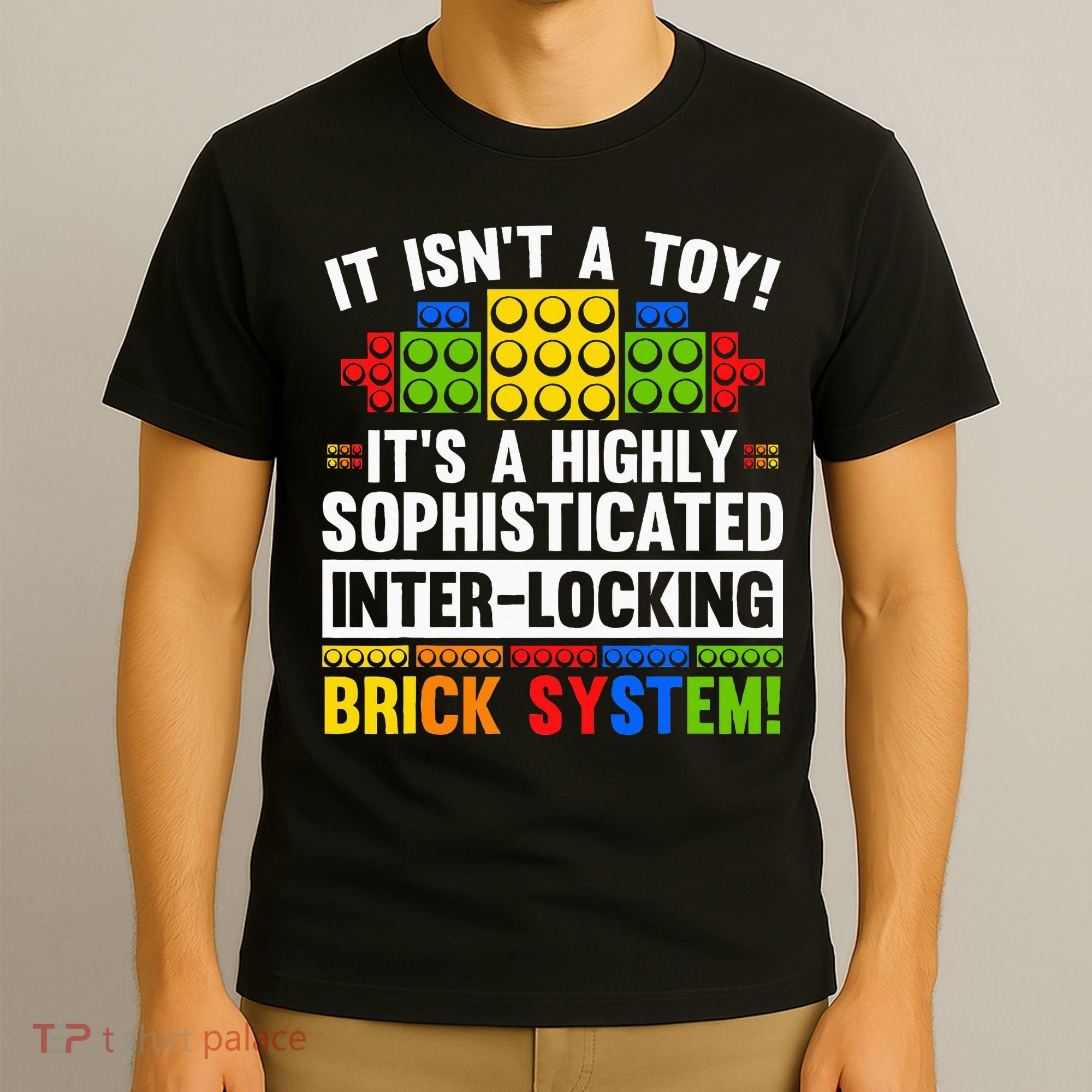 Master Builder Bricks Blocks Play Toy T-Shirt