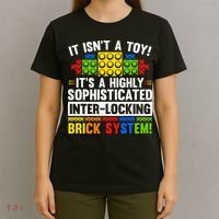 Master Builder Bricks Blocks Play Toy T-Shirt thumb 4