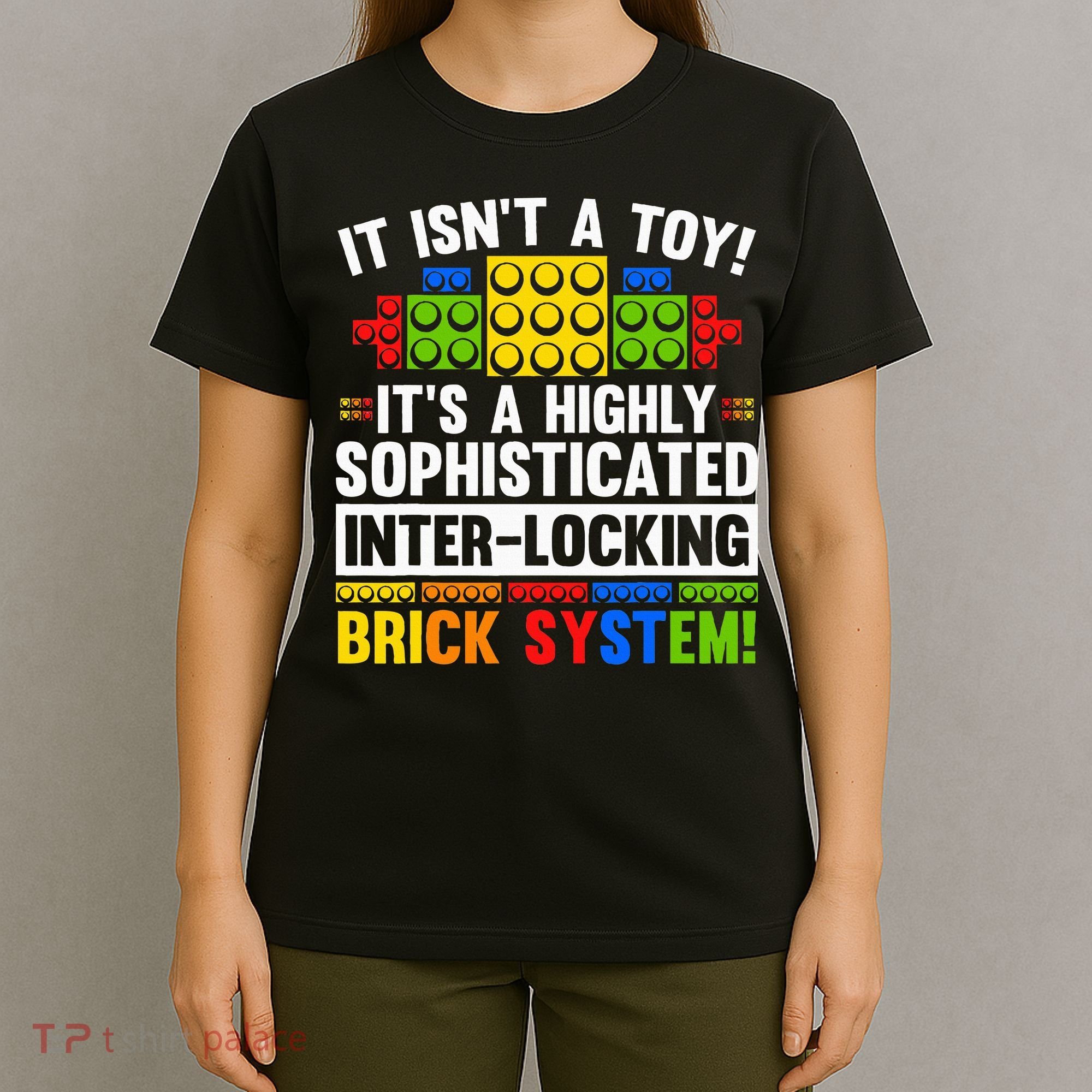 Master Builder Bricks Blocks Play Toy T-Shirt