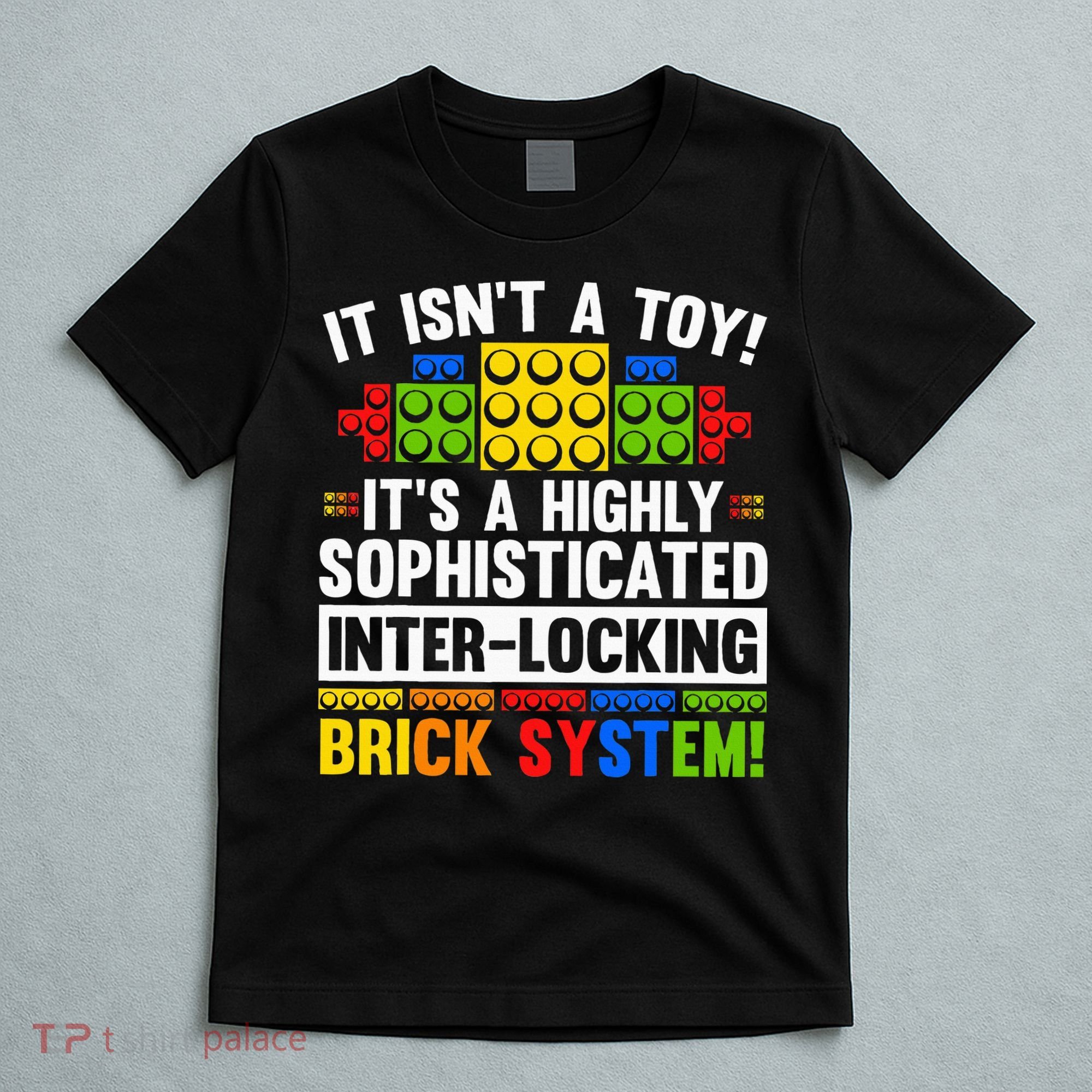 Master Builder Bricks Blocks Play Toy T-Shirt