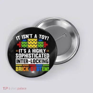 Master Builder Bricks Blocks Play Toy Button