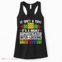 Master Builder Bricks Blocks Play Toy Women's Tank Top thumb 0