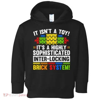 Master Builder Bricks Blocks Play Toy Toddler Hoodie