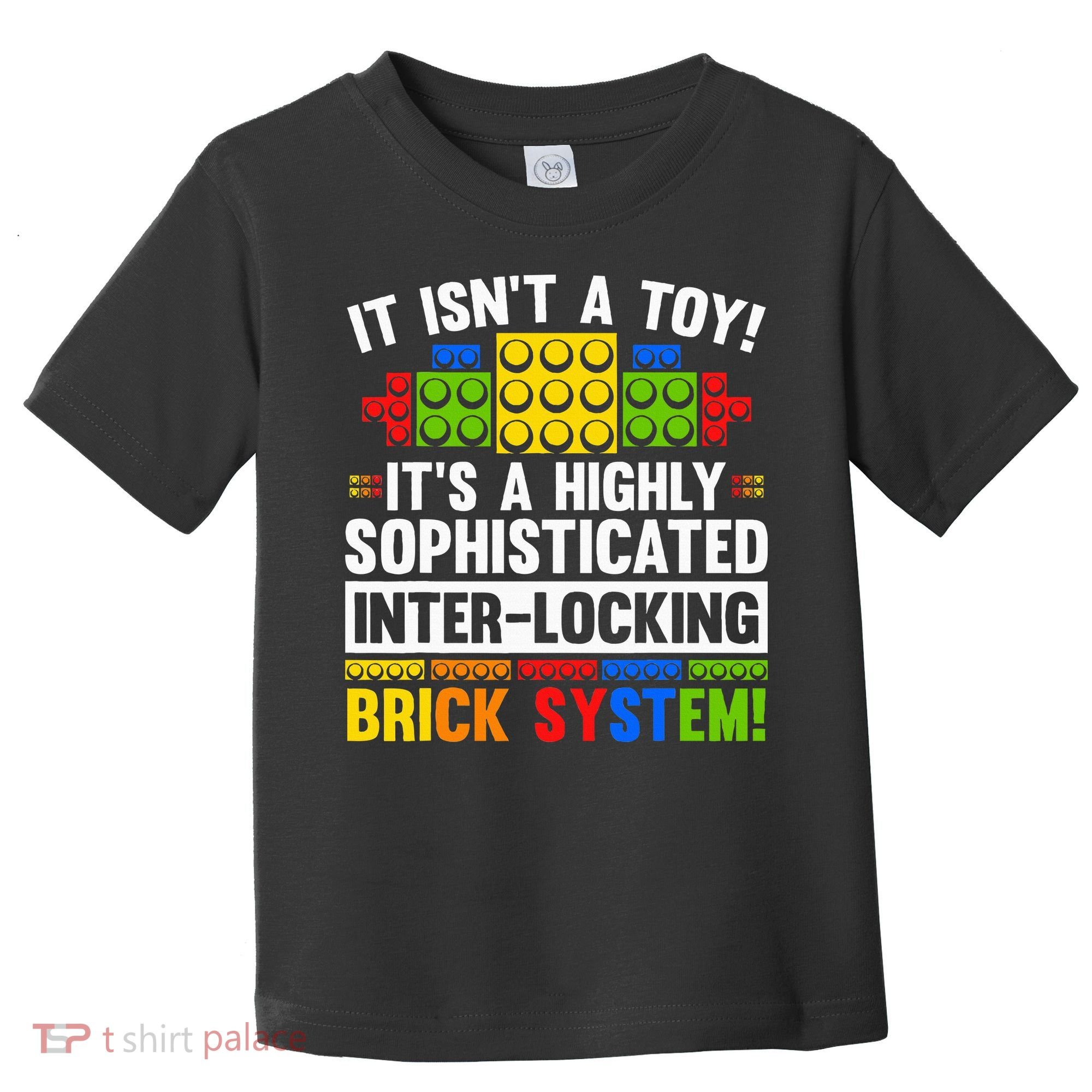 Master Builder Bricks Blocks Play Toy Toddler T-Shirt