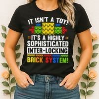 Master Builder Bricks Blocks Play Toy Women's T-Shirt thumb 2
