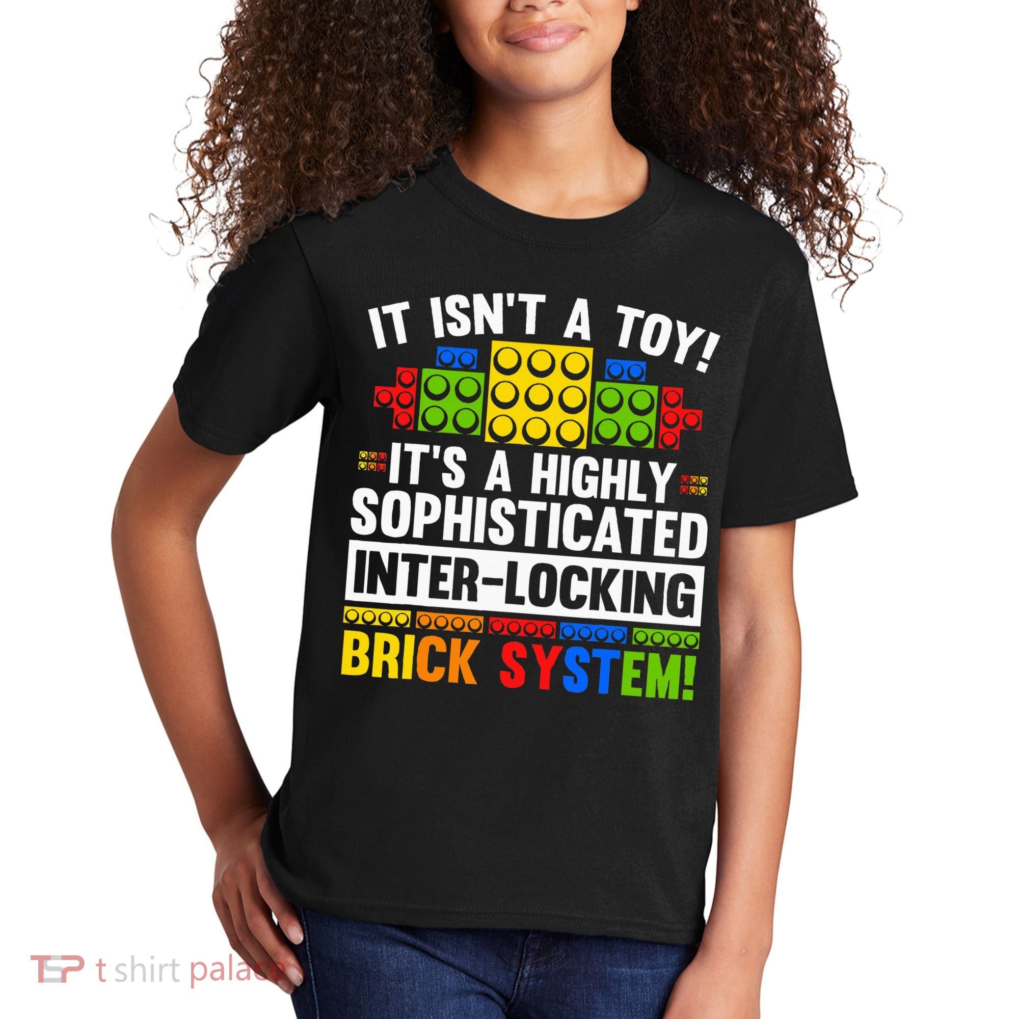 Master Builder Bricks Blocks Play Toy Kids T-Shirt