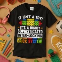 Master Builder Bricks Blocks Play Toy Kids T-Shirt thumb 3