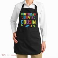 Master Builder Birthday Boy's Cousin Building Bricks Blocks Apron thumb 2