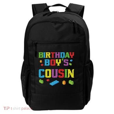 Master Builder Birthday Boy's Cousin Building Bricks Blocks Backpack