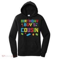 Master Builder Birthday Boy's Cousin Building Bricks Blocks Women's Hoodie thumb 0