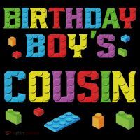 Master Builder Birthday Boy's Cousin Building Bricks Blocks Women's Tank Top thumb 5