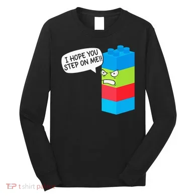 Master Builder Bricks Blocks Play Toy Long Sleeve Shirt