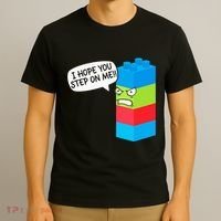 Master Builder Bricks Blocks Play Toy T-Shirt thumb 3