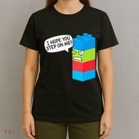 Master Builder Bricks Blocks Play Toy T-Shirt thumb 4