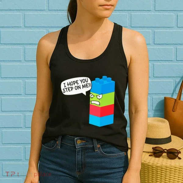 Master Builder Bricks Blocks Play Toy Women's Tank Top
