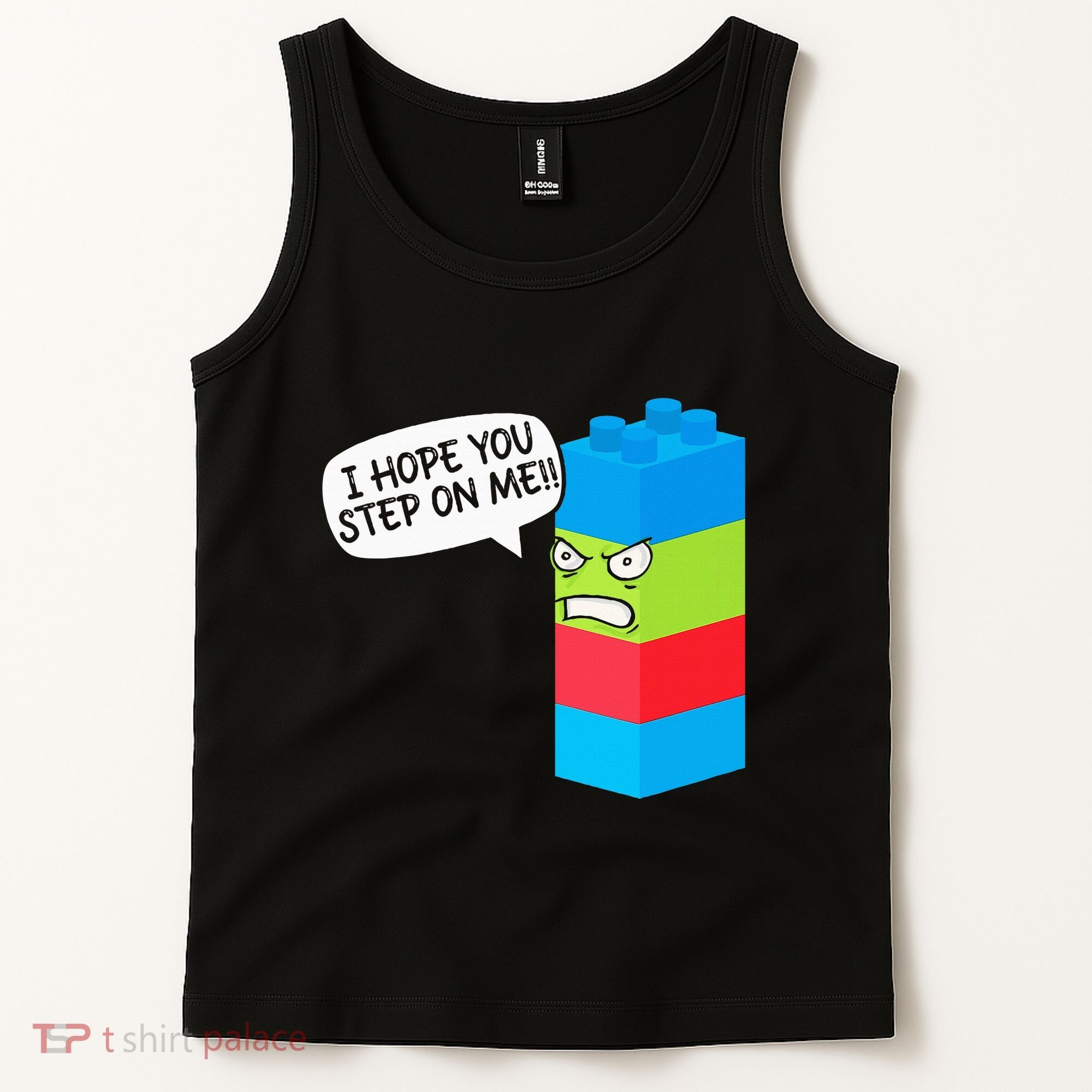 Master Builder Bricks Blocks Play Toy Tank Top