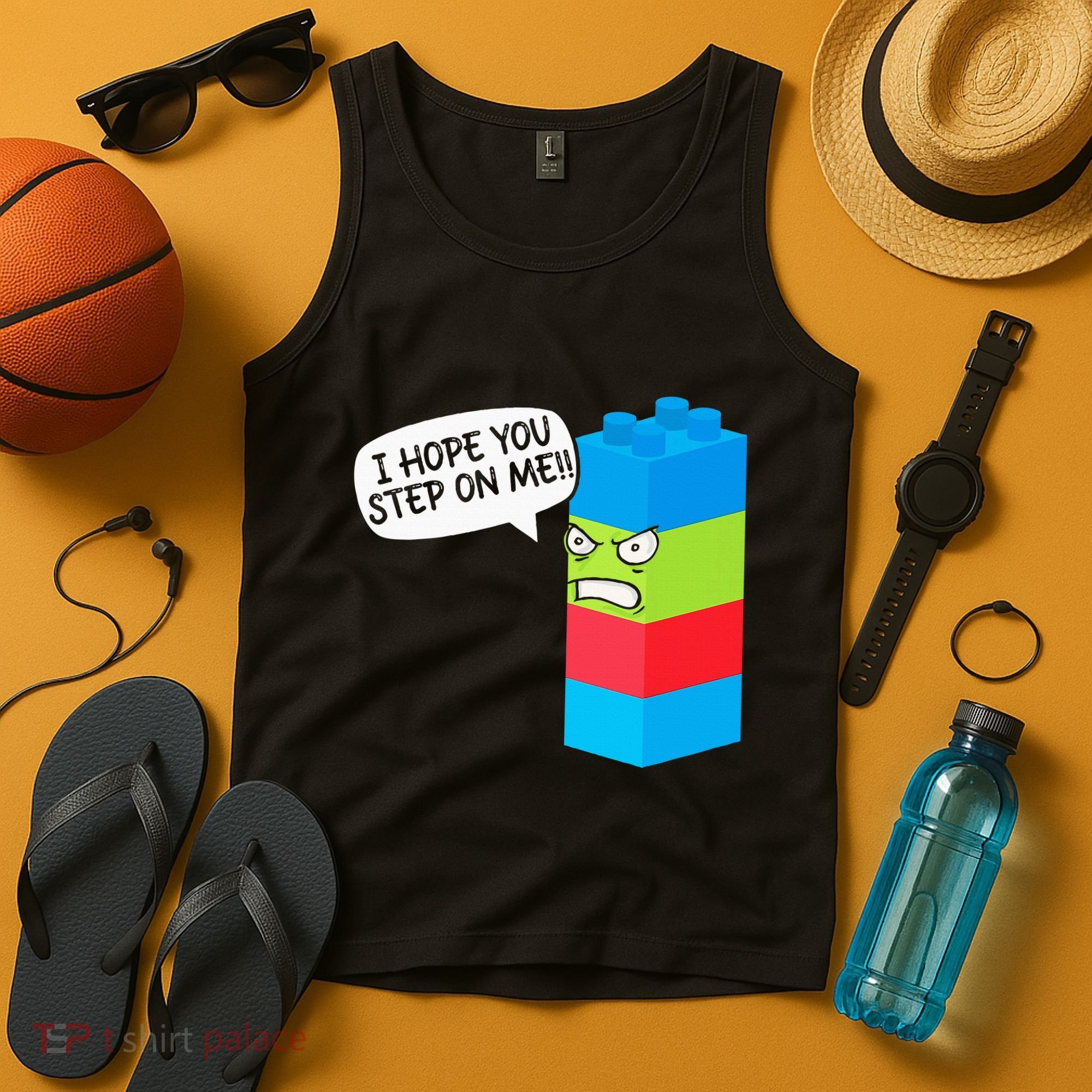 Master Builder Bricks Blocks Play Toy Tank Top