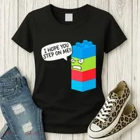 Master Builder Bricks Blocks Play Toy Women's T-Shirt thumb 3
