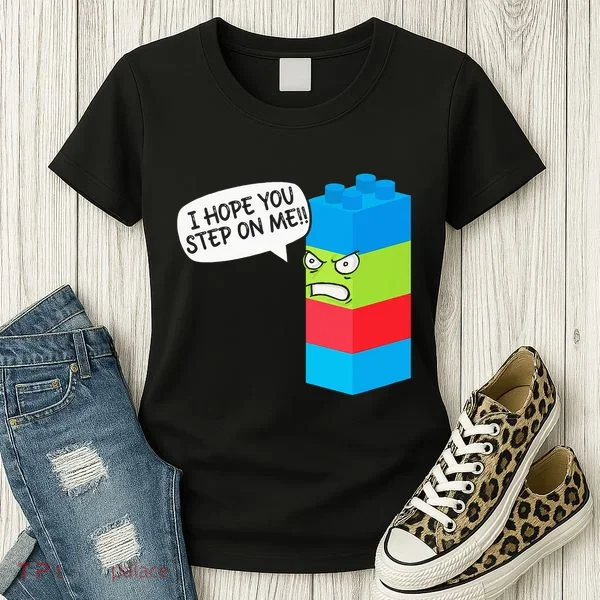 Master Builder Bricks Blocks Play Toy Women's T-Shirt