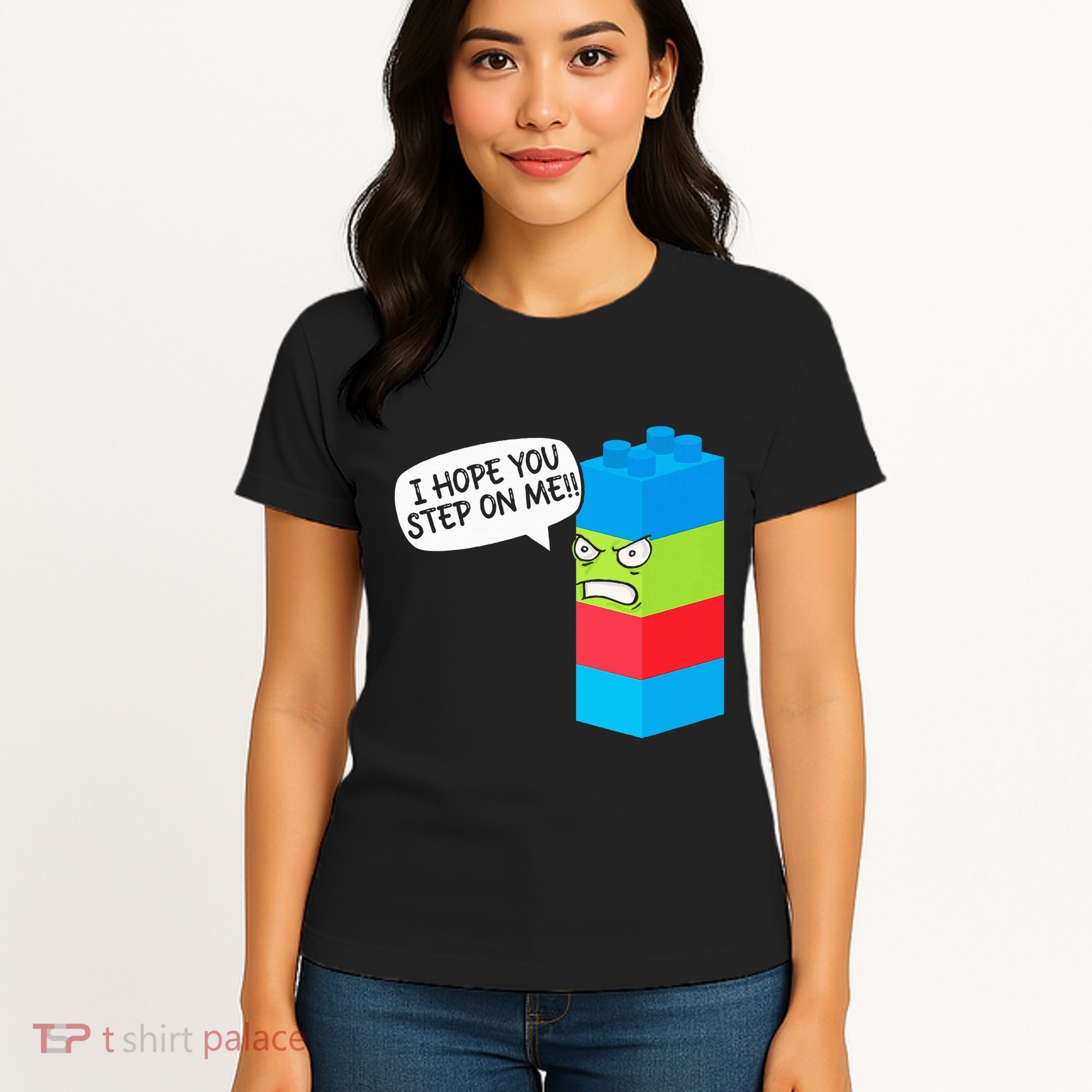 Master Builder Bricks Blocks Play Toy Women's T-Shirt