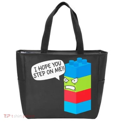 Master Builder Bricks Blocks Play Toy Tote Bag
