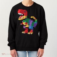 Master Builder Building Bricks Dinosaur T-Rex Women's Sweatshirt thumb 0