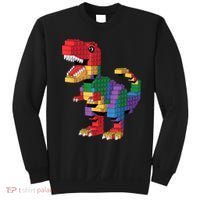 Master Builder Building Bricks Dinosaur T-Rex Sweatshirt thumb 0
