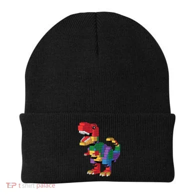 Master Builder Building Bricks Dinosaur T-Rex Beanie