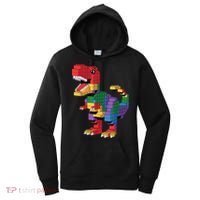 Master Builder Building Bricks Dinosaur T-Rex Women's Hoodie thumb 0