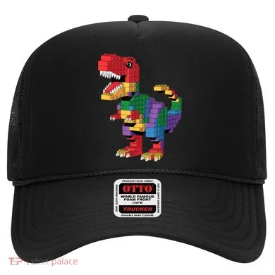 Master Builder Building Bricks Dinosaur T-Rex Hat