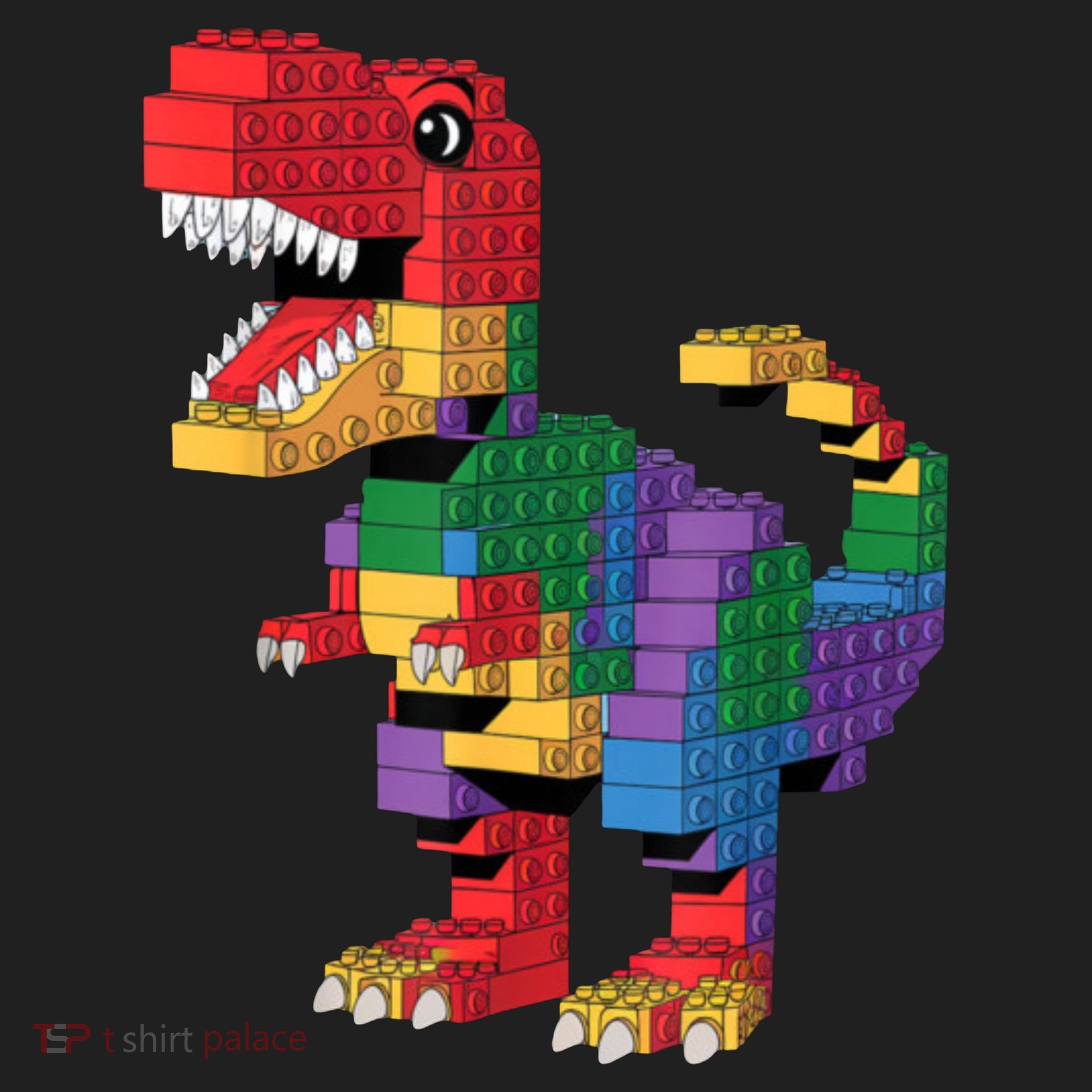 Master Builder Building Bricks Dinosaur T-Rex Hat