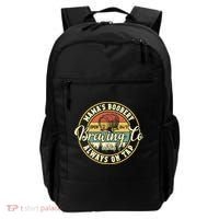Mama Boobery Breastfeeding Brewery New Mom Brewing Co Retro Backpack thumb 0