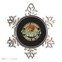 Mama Boobery Breastfeeding Brewery New Mom Brewing Co Retro Ornament thumb 0