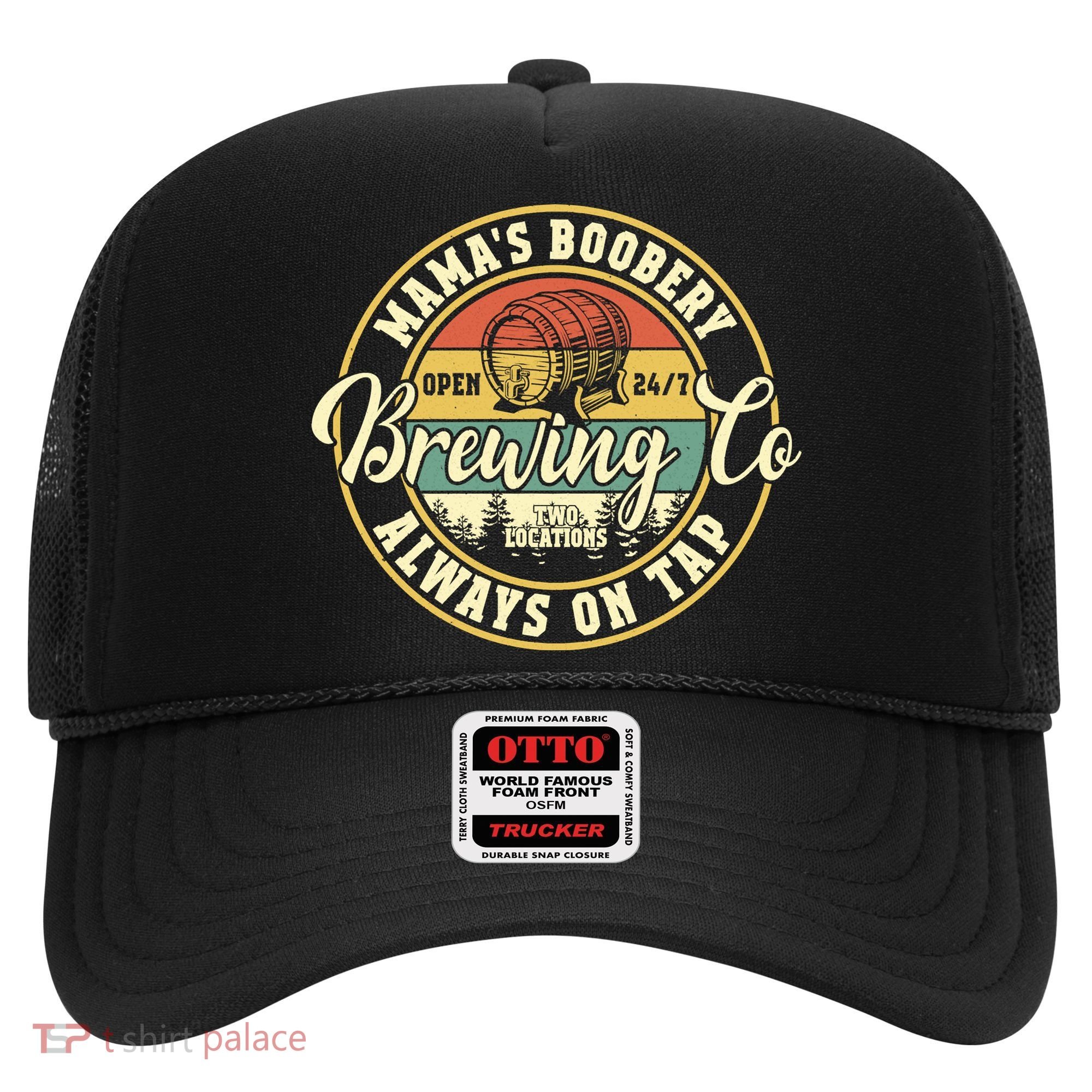 Mama Boobery Breastfeeding Brewery New Mom Brewing Co Retro Hat