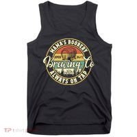 Mama Boobery Breastfeeding Brewery New Mom Brewing Co Retro Tank Top thumb 0