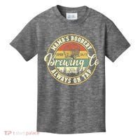 Mama Boobery Breastfeeding Brewery New Mom Brewing Co Retro Kids T-Shirt thumb 0