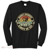 Mama Boobery Breastfeeding Brewery New Mom Brewing Co Retro Sweatshirt thumb 0
