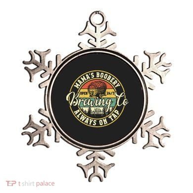 Mama Boobery Breastfeeding Brewery New Mom Brewing Co Retro Ornament