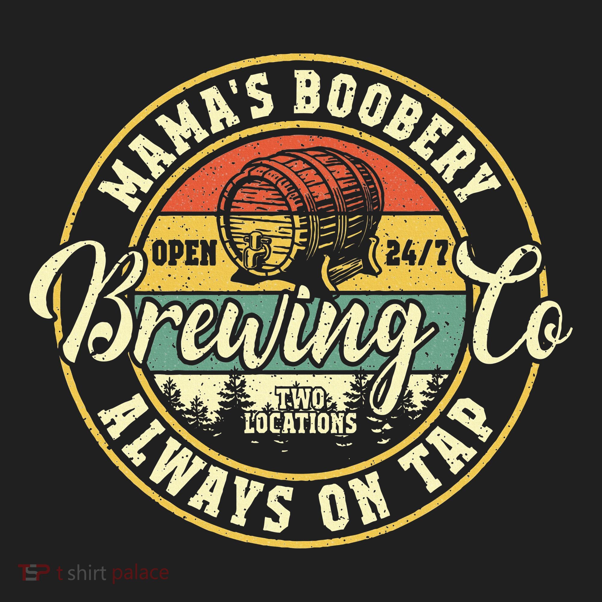 Mama Boobery Breastfeeding Brewery New Mom Brewing Co Retro Hat