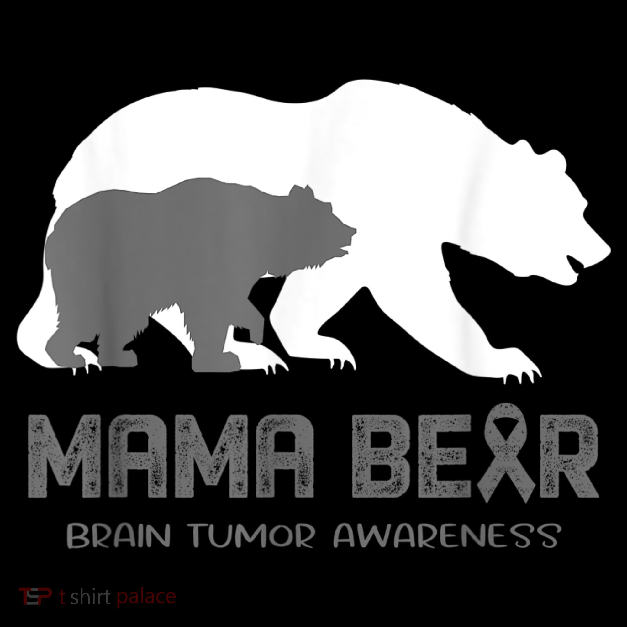 Mama Bear Brain Tumor Awareness Shirt For Women Men Coffee Mug