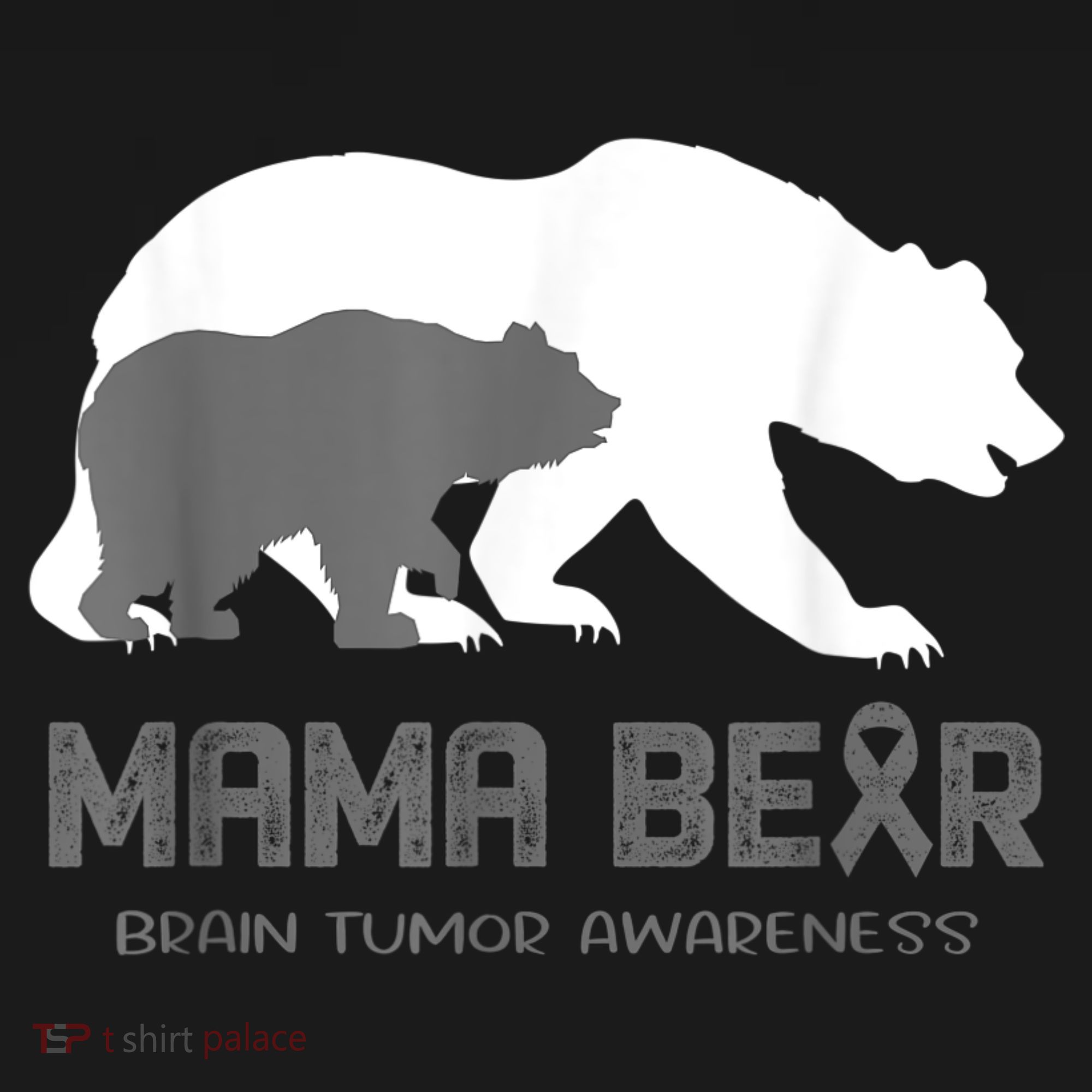 Mama Bear Brain Tumor Awareness Shirt For Women Men Women's Hoodie