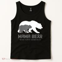 Mama Bear Brain Tumor Awareness Shirt For Women Men Tank Top thumb 2