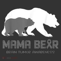 Mama Bear Brain Tumor Awareness Shirt For Women Men Ornament thumb 1